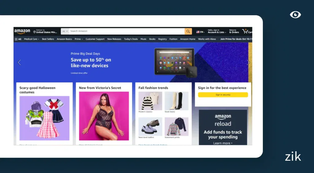 Amazon Website