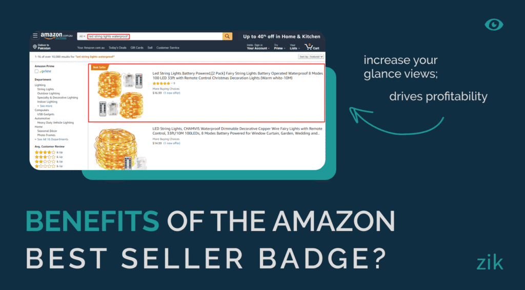 Benefits Of The Amazon Best Seller Badge?