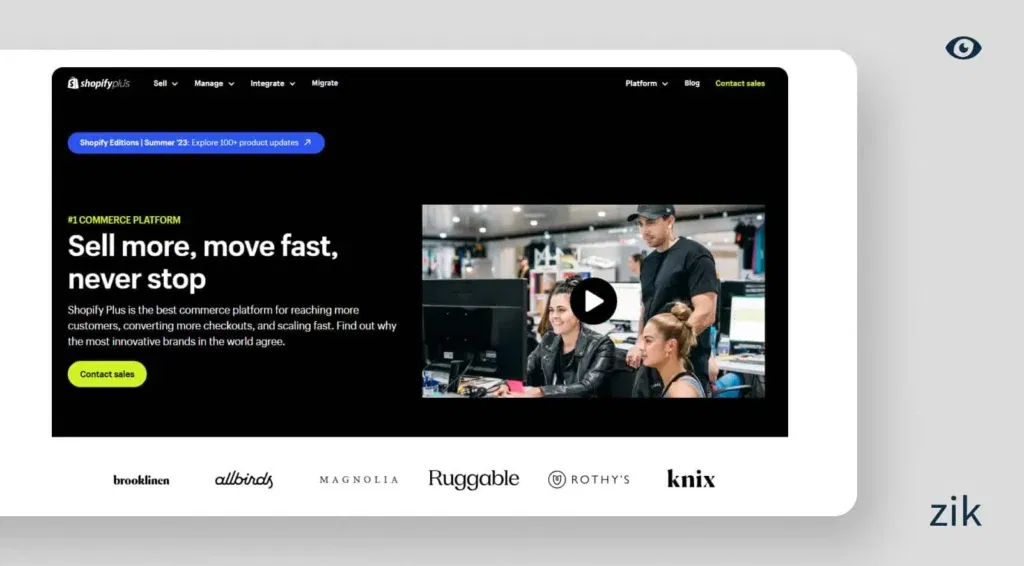 Enterprise Plans shopify