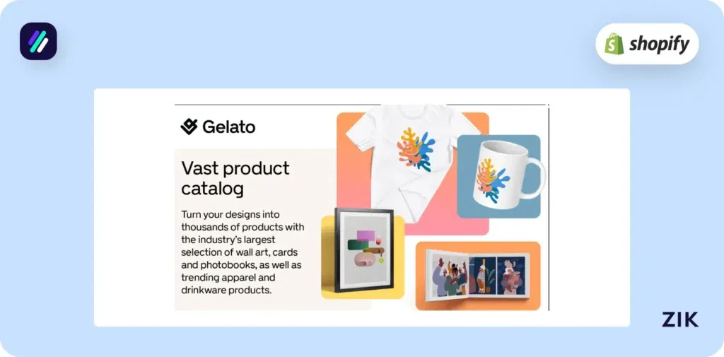 Print on Demand Apps Gelato
