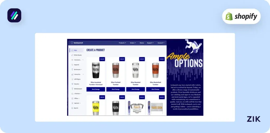 Print on Demand Apps Teelaunch