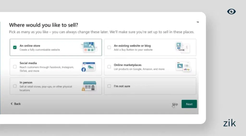 Sell on multiple sales channels