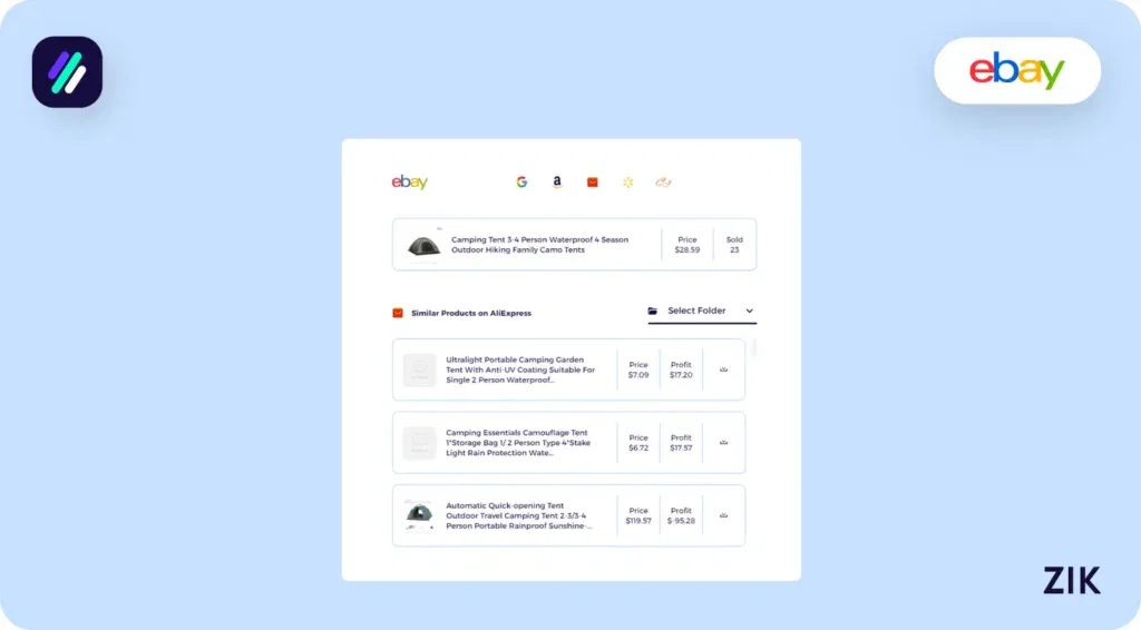 Tent Top Seller eBay