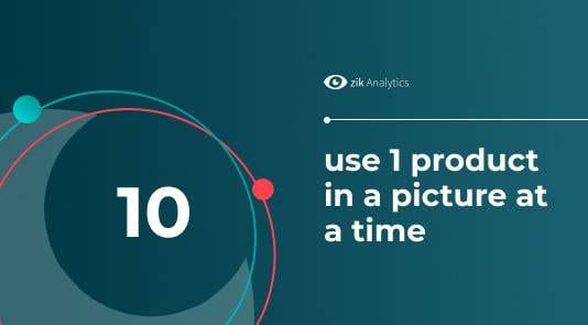 Only show one product in a picture