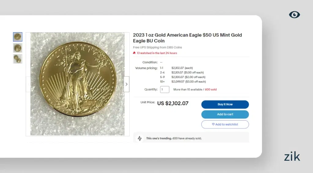 another coin for sale eBay
