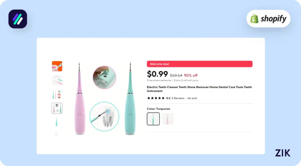 another supplier that lists the product at an even lower price