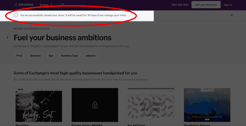 30-day period to retrieve store