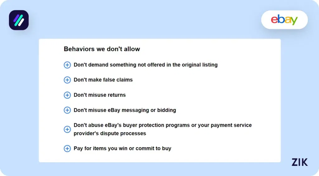 Abusive Buyer Policy on eBay