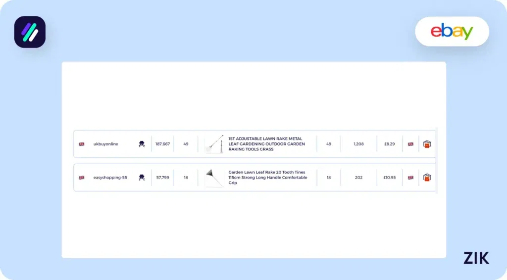 Adjustable Lawn Rake listing