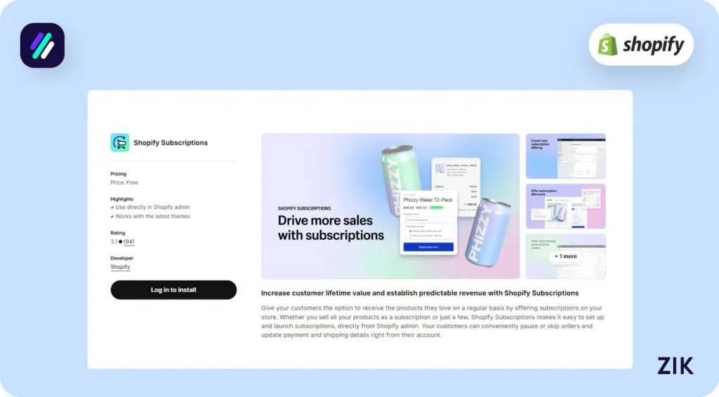 Choose a subscription app