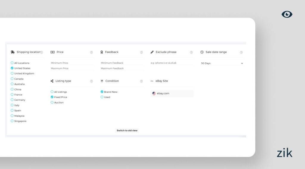 Customize your search settings