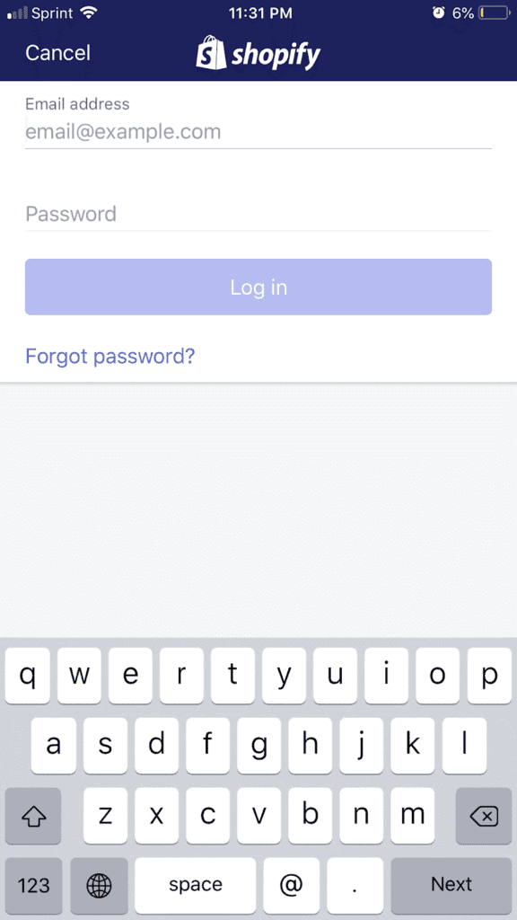 For mobile users log in go to settings