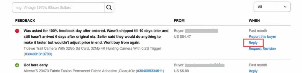 How to reply to negative feedback