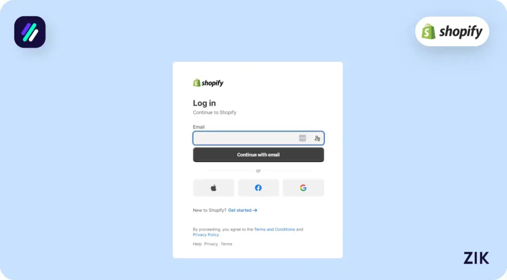 Make a Shopify Account