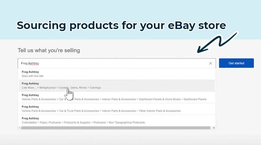 Product sourcing for your eBay store