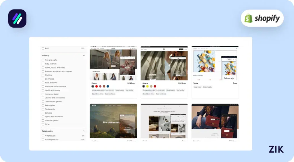 Store Design and Themes