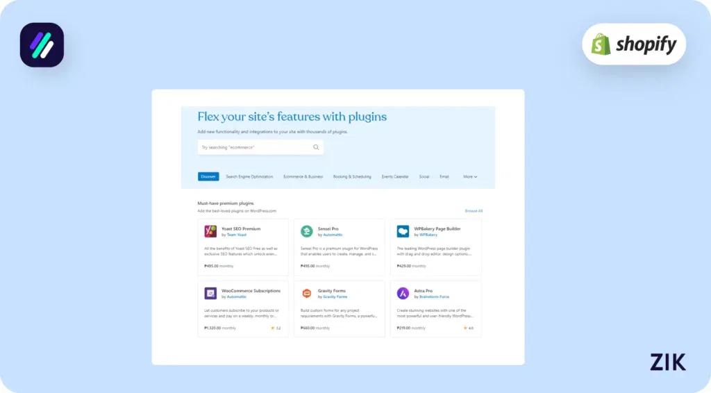 comprehensive suite of WordPress plugins