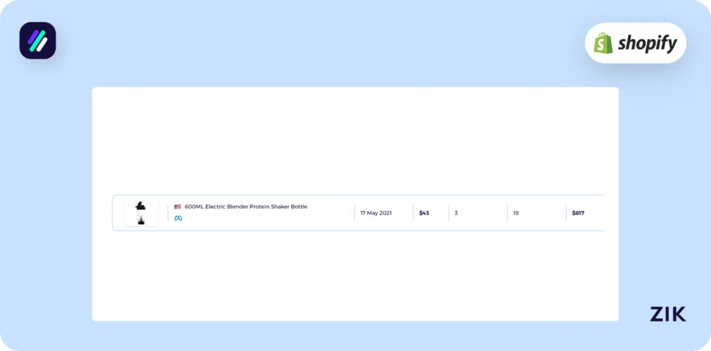 questionable profits on electric protein shaker dropshipping