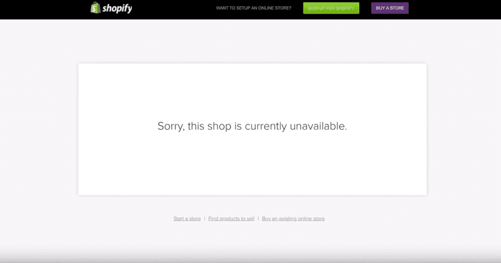 store is officially closed