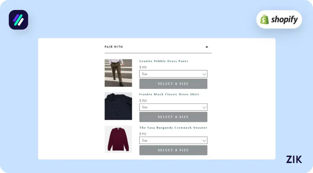 system can recommend other similar or complementary products