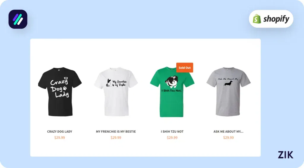 target selling graphic or custom t shirts