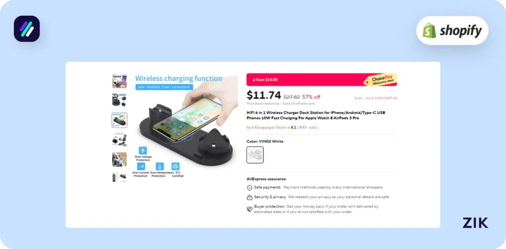 wireless stand ali express