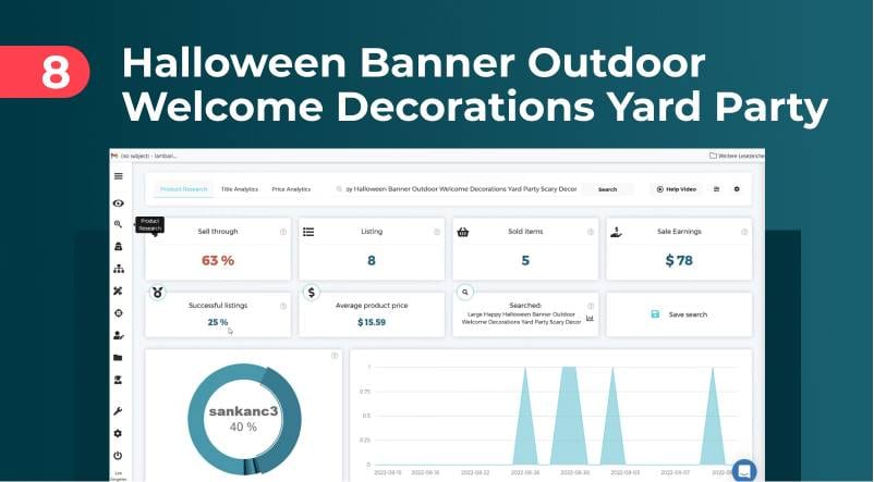 Halloween Banner Outdoor Welcome Decorations Yard Party