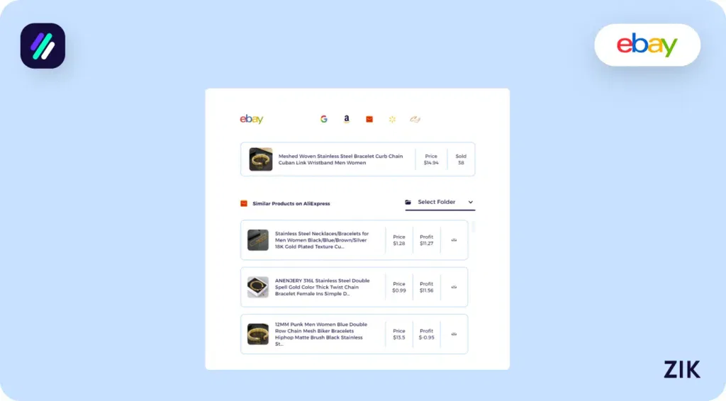 Product Sourcing eBay