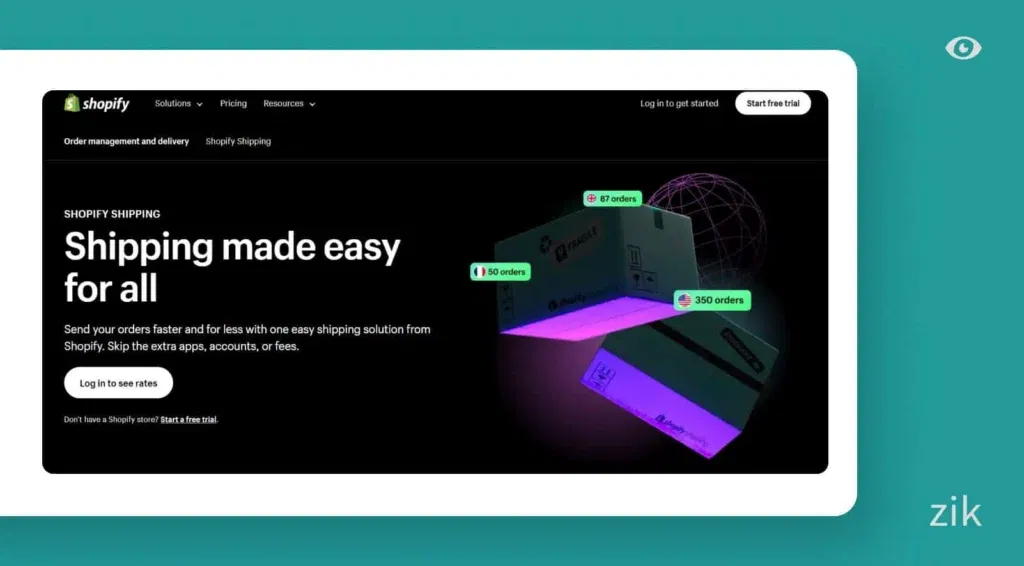 Shipping Options shopify