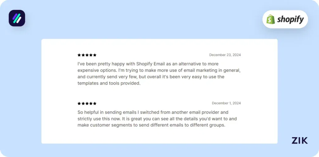 Shopify email apps Shopify email reviews