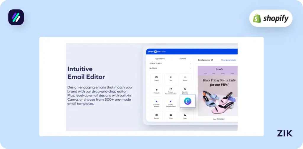 Shopify email apps yotpo email marketing & sms