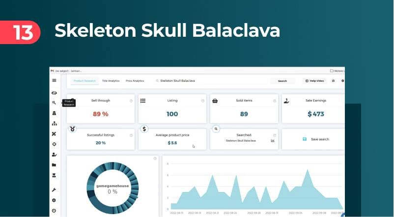 Skeleton Skull Balaclava