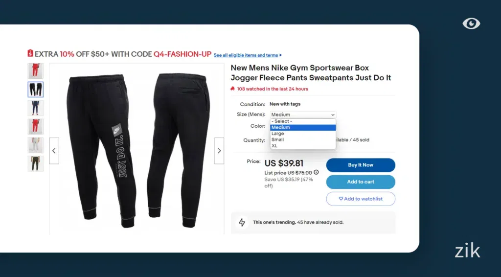 convince buyers to finalize a purchase eBay
