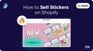 how to sell stickers on shopify