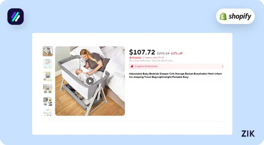 most of the features from the high ticket store