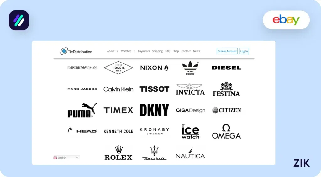 ticdistribution luxury dropshipping suppliers