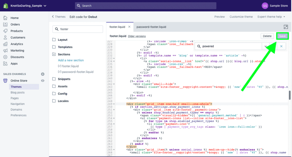 Click Save, wait for Confirmation