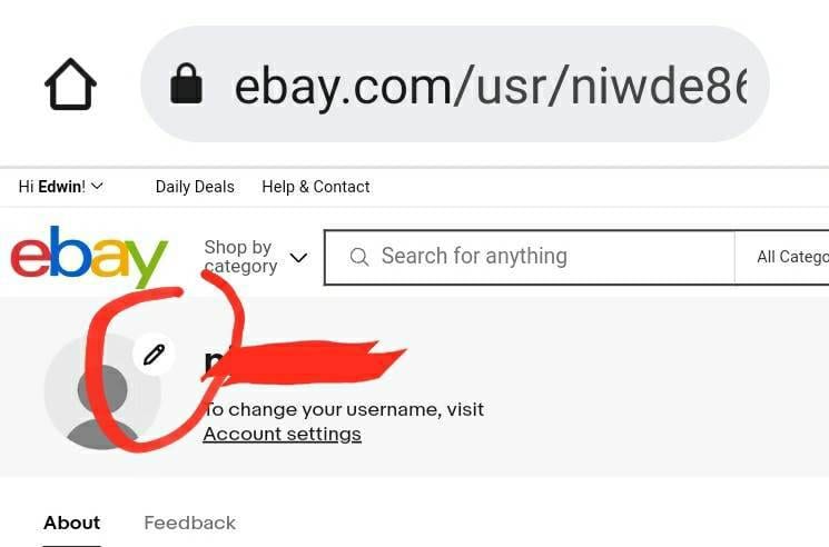 Click the pencil icon