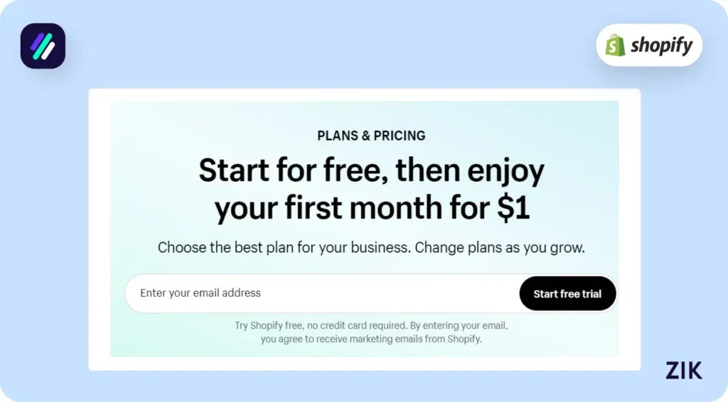 Create a Shopify Account