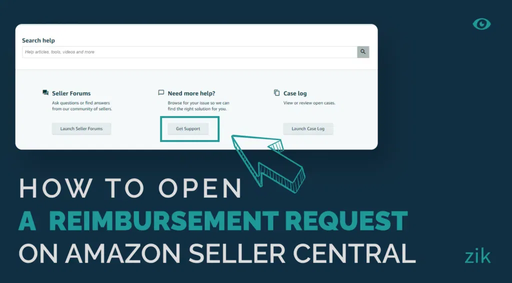 Reimbursement Request on Amazon Seller Central