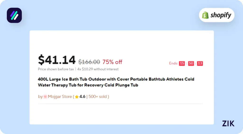 can see that one of the suppliers