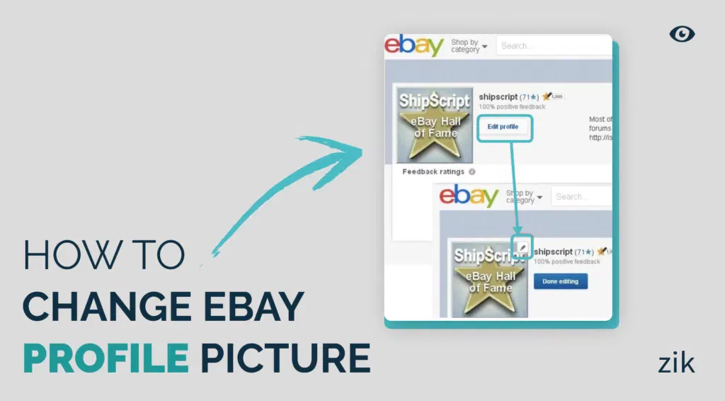 change ebay profile picture