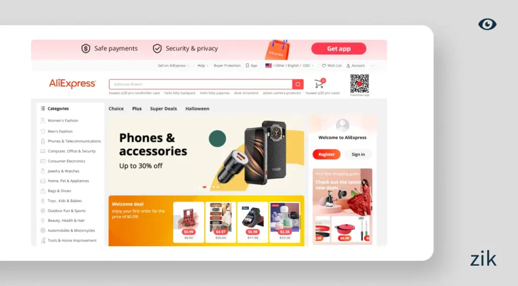 eBay Alternatives AliExpress
