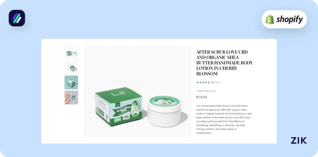 handmade body lotion