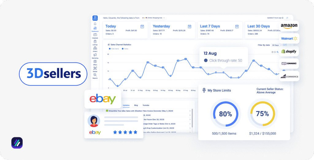 3dsellers Best Walmart to eBay Dropshipping Software