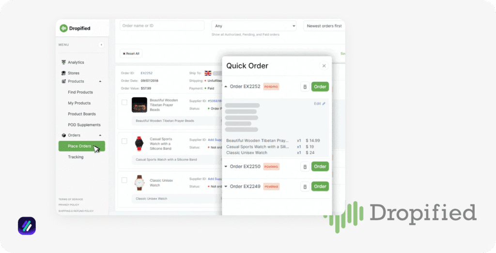 Best Aliexpress to eBay dropshipping tool dropified