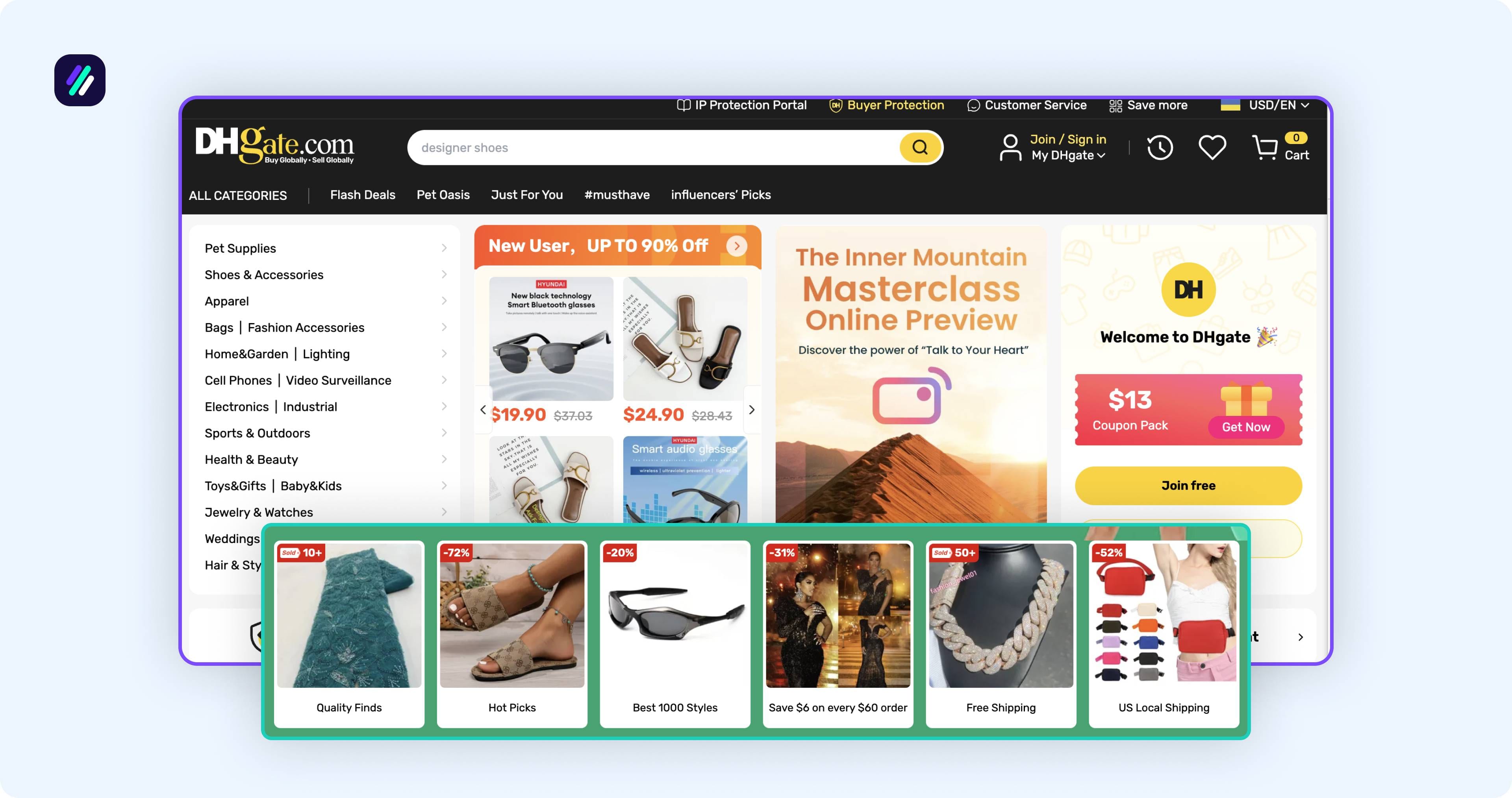 Best Dropshipping Clothing Suppliers DHGate.com platform