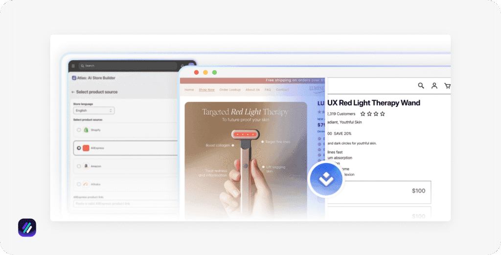 Best Shopify AI store builders Atlas