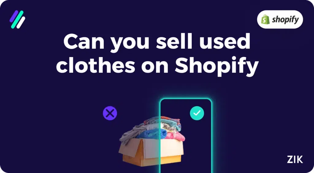 Can You Sell Used Clothes on Shopify