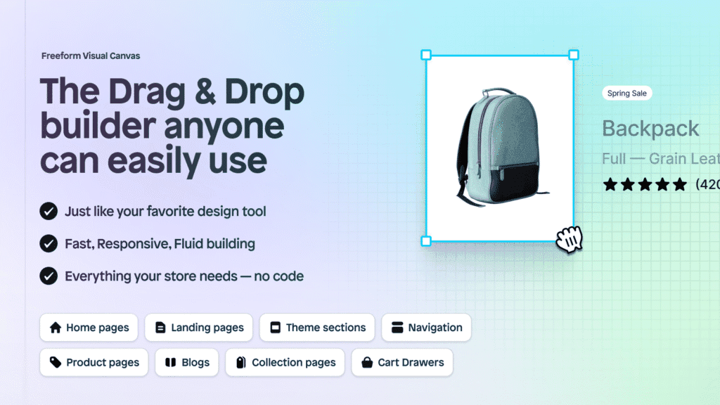 Card #1Shopify Listing Shopify Page Builder